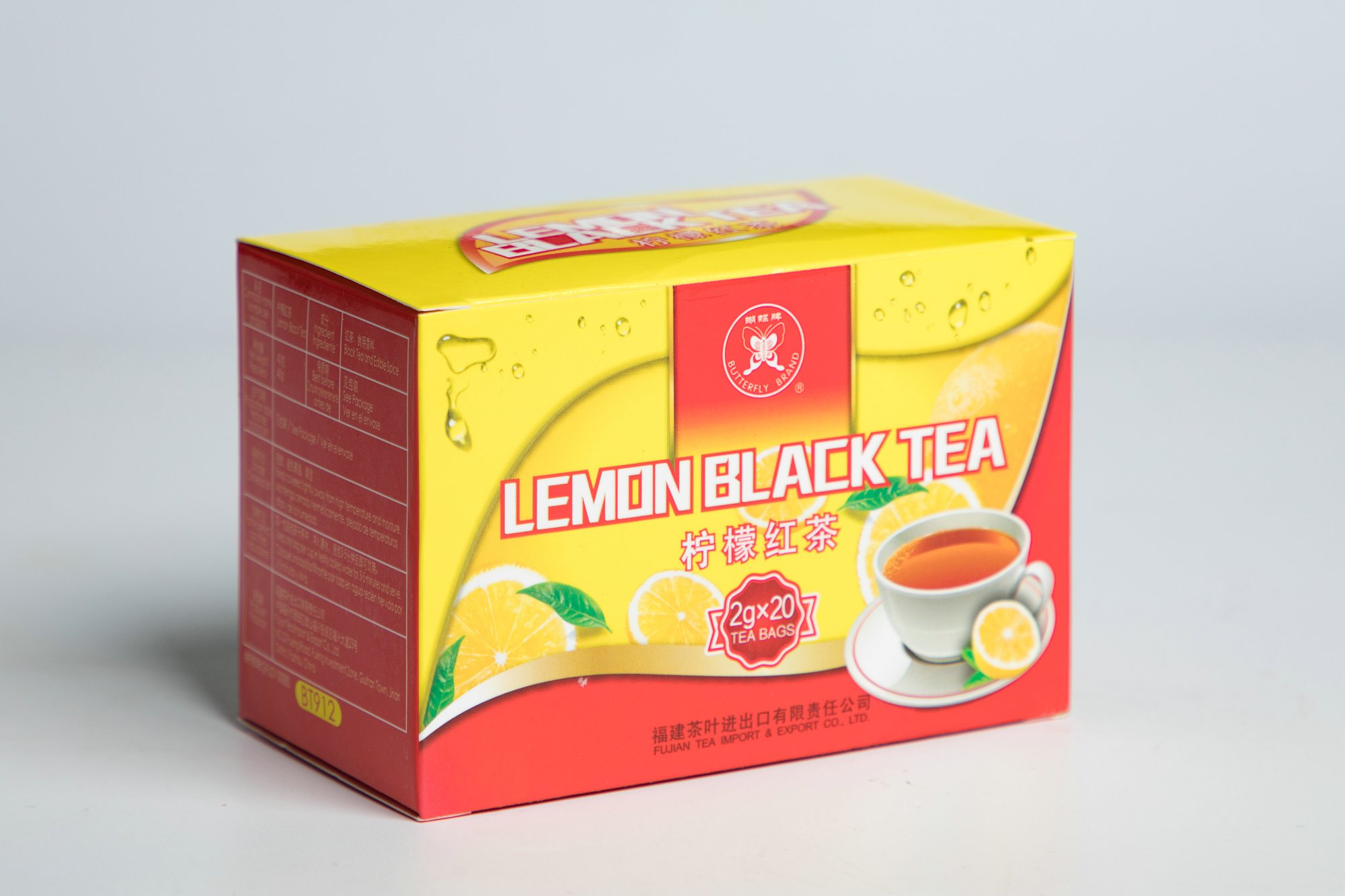 Black Lemon Tea Bag #BT912 2GX20BAGS