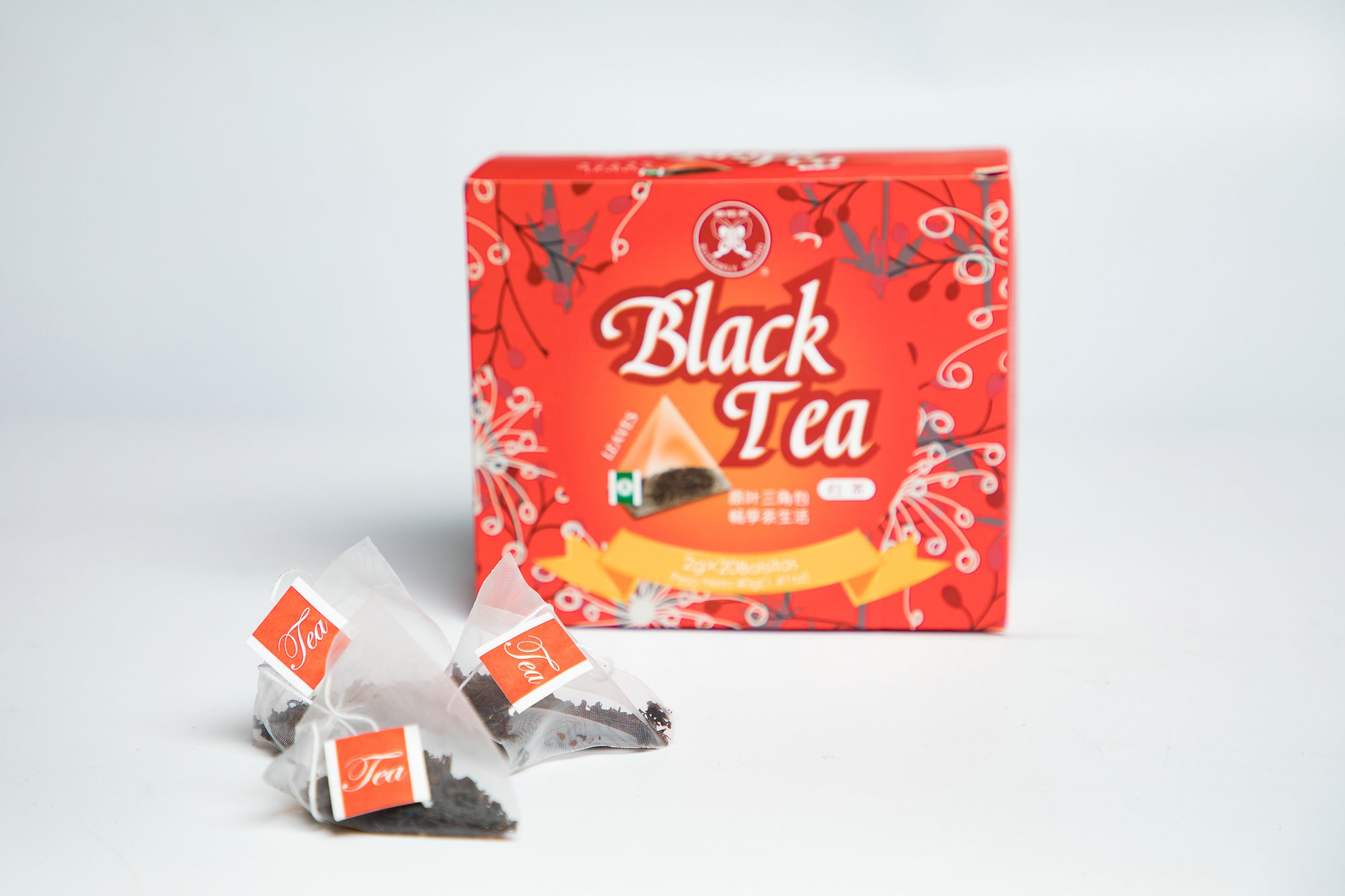 Black Pyramid Tea Bags #BT056 2GX20BAGS