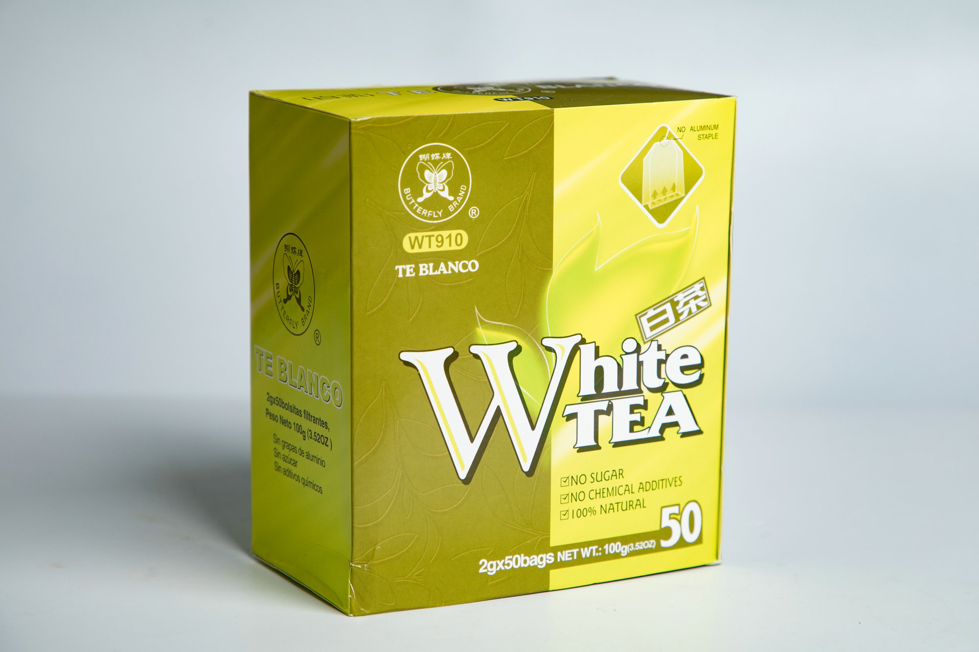 White Double Chamber Tea Bags #WT910 2GX50BAGS