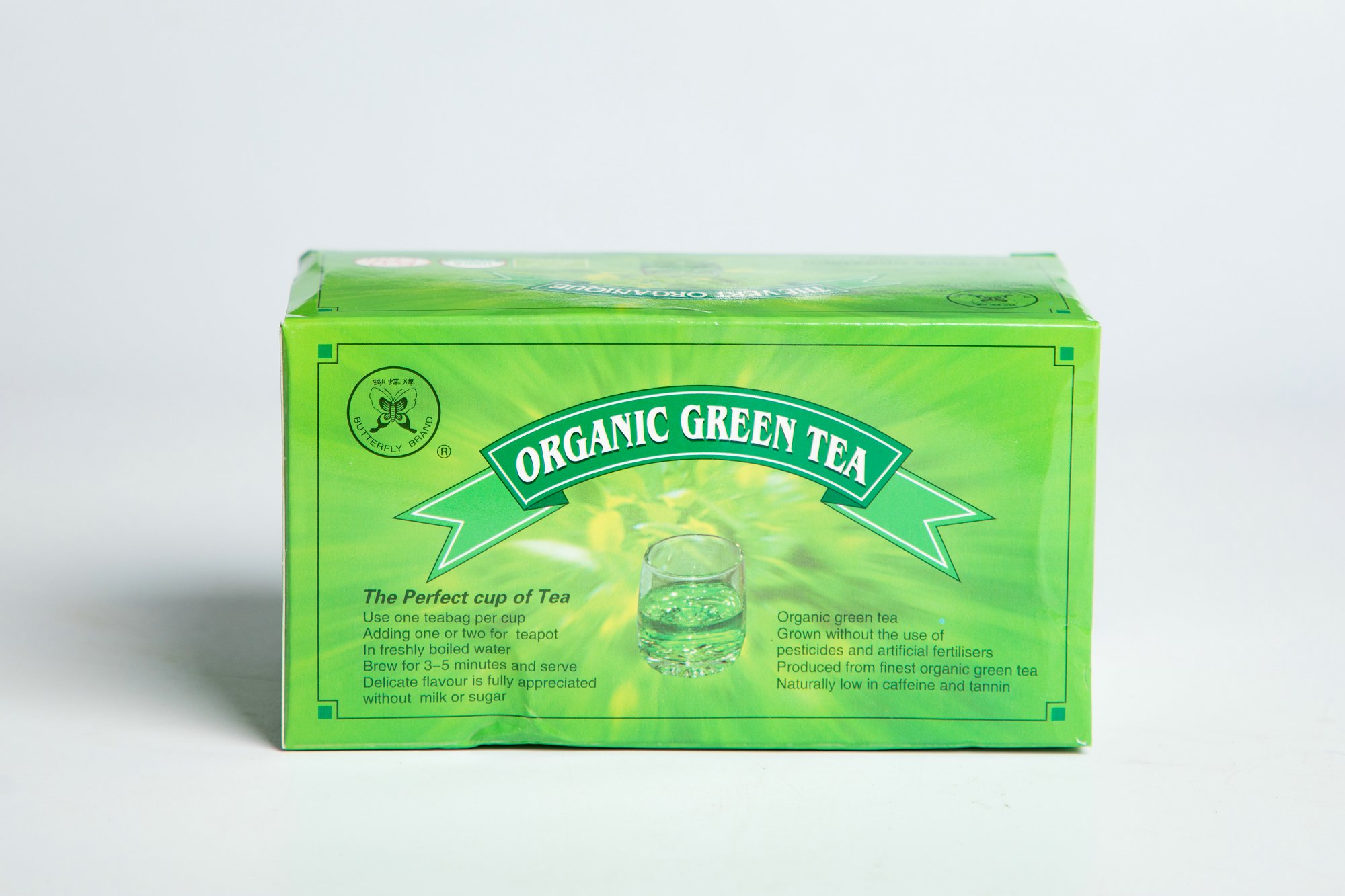 Organic Green Tea Bag #GT707 2GX25BAGS