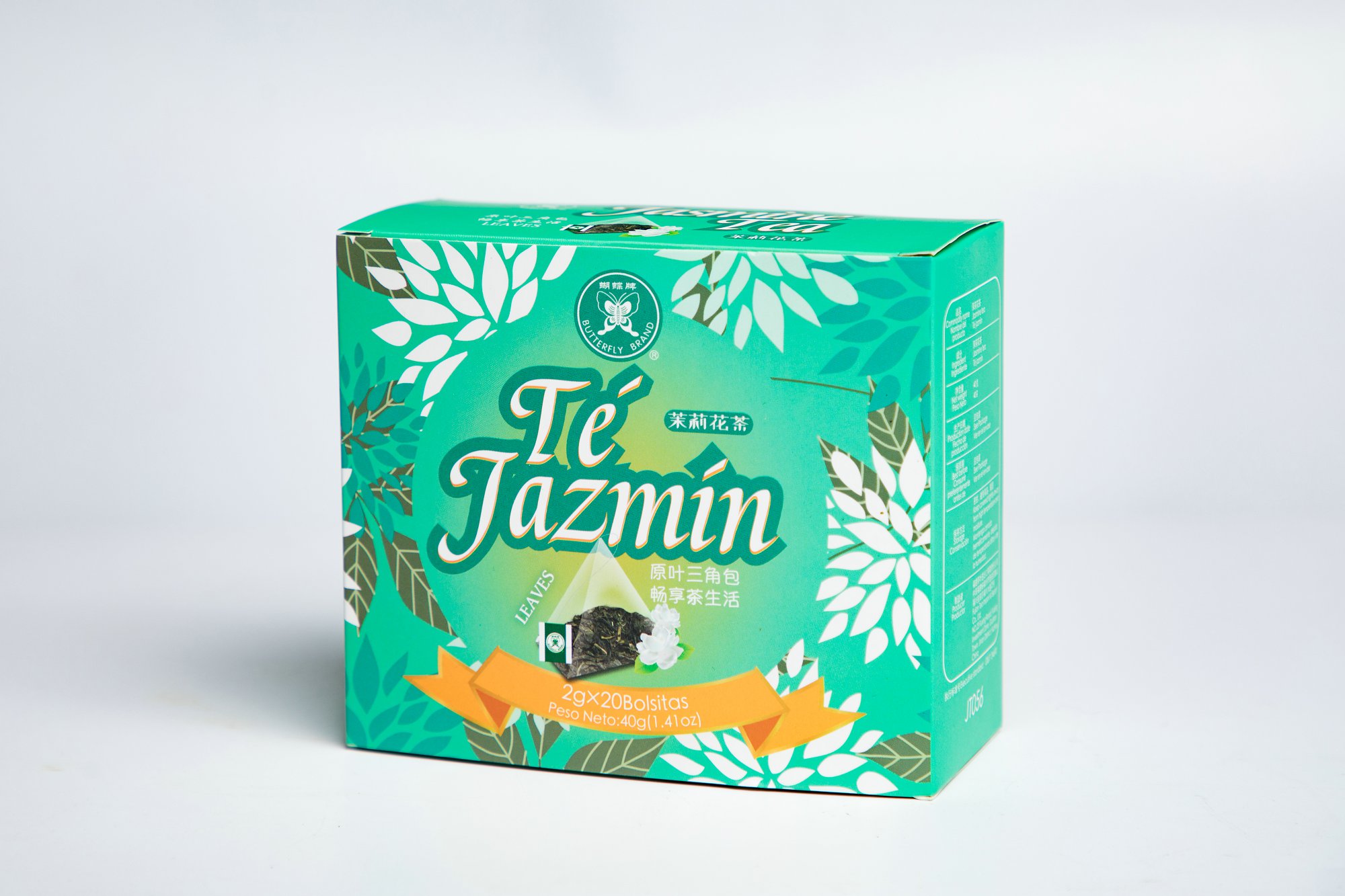 Jasmine Pyramid Tea Bag#GT056 2GX20BAGS